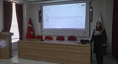 Sivas'ta muhtarlar ve personel, afete karşı bilinçlendirildi