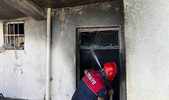 Sungurlu'da evde çıkan yangın paniğe sebep oldu