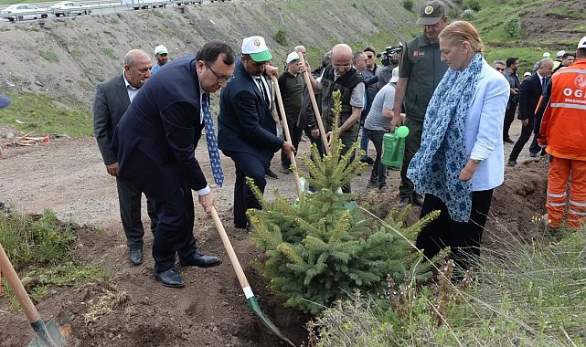 TBMM'nin 105. yılı anısına 105 bin fidan toprakla buluştu