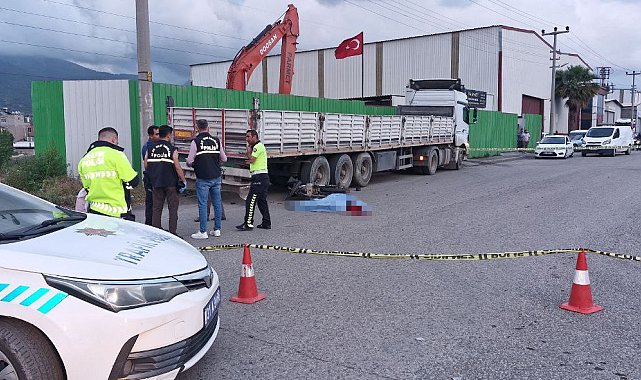 Tırla çarpışan motosikletin 16 yaşındaki sürücüsü hayatını kaybetti