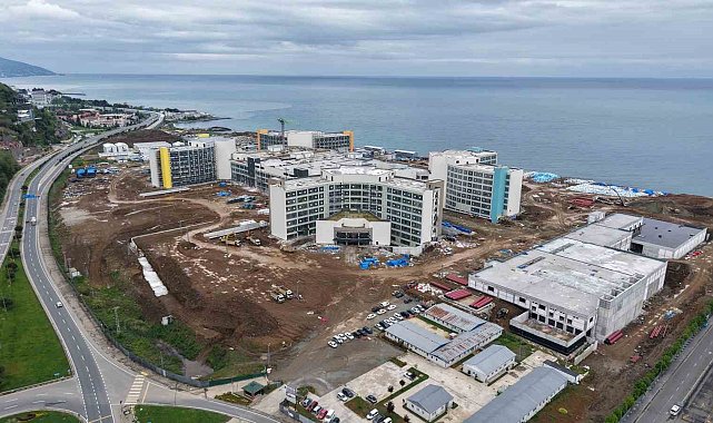 Trabzon Şehir Hastanesi inşaatının yüzde 75'i tamamlandı