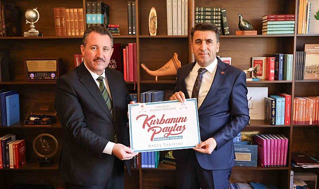 Vali Aygöl'den TDV'ye kurban bağışı