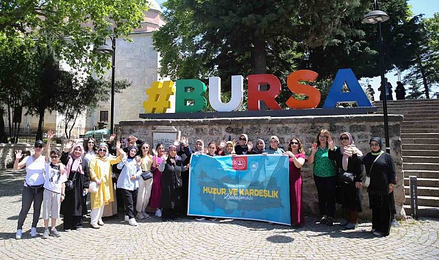 Van'dan gelen şehit ve gezi yakınları Bursa'ya hayran kaldı
