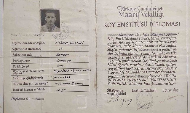 102 yaşındaki Muratlı'nın eğitim çınarına veda