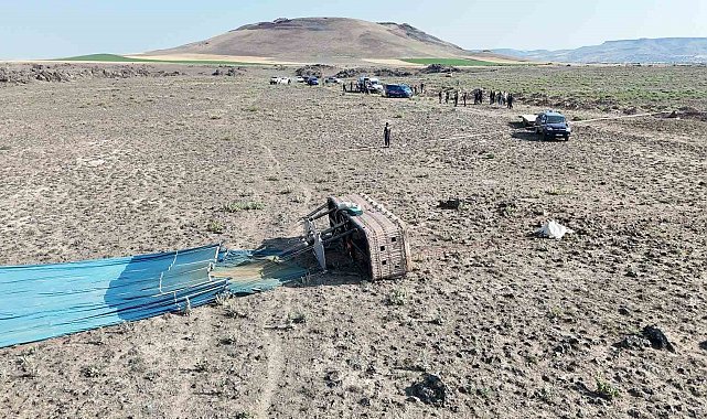 Aksaray'da balon kazası: 1 ölü, 12 yaralı