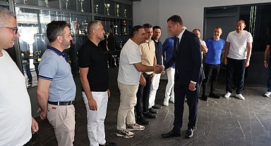 Alanya Kaymakamı'ndan Alanyaspor'a veda ziyareti