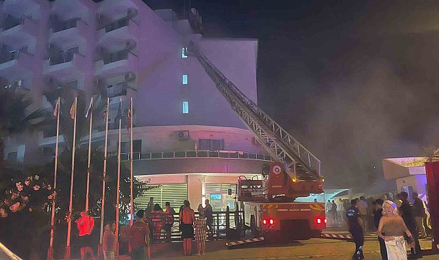 Alanya'da otel yangını