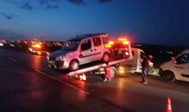 Ankara'da zincirleme trafik kazası: 1 yaralı