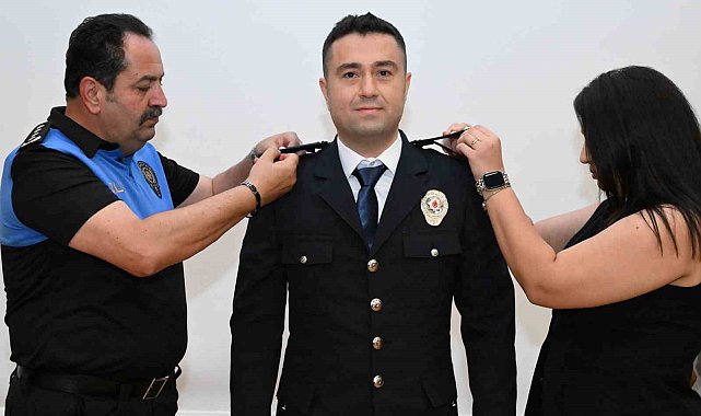 Antalya Emniyet Müdürlüğü'nde rütbe terfi töreni düzenlendi