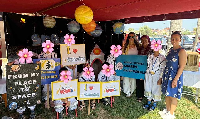 Antalya'da eTwinning sergisi yoğun ilgi gördü