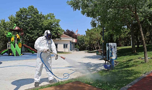 Ataşehir'de kenelere karşı etkili mücadele devam ediyor