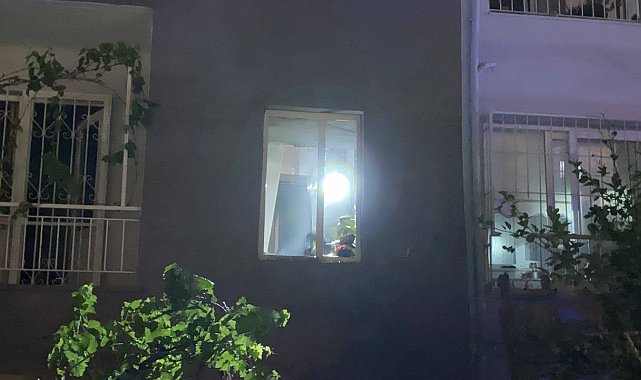 Aydın'da korkutan yangın: Mahsur kalan kadın demir parmaklıkları kesilerek kurtarıldı