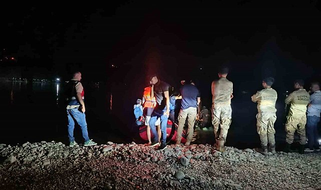 Balık tutmak için nehre giren şahıs akıntıya kapıldı, arama çalışması başlatıldı