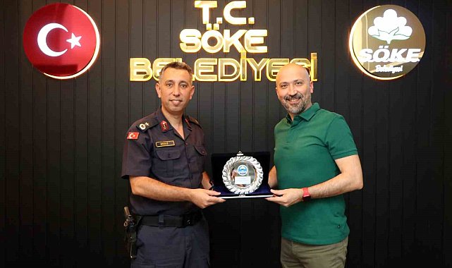 Başkan Arıkan, Jandarma Komutanı Mengi'yi ağırladı