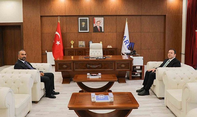 Başsavcı Şahin'den Rektör Akkaya'ya hayırlı olsun ziyareti