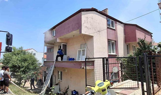 Bayram günü evleri yandı