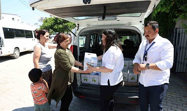 Bodrum Belediyesi 'Halk Süt Projesi'ni sürdürüyor