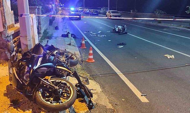 Bodrum'da 2 motosiklet çarpıştı: 2 ölü