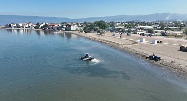 Bursa plajlarında sezon hazırlığı