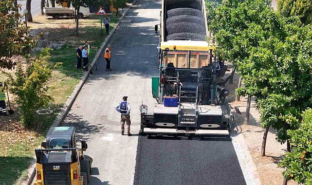 Büyükşehir'in yol çalışmaları devam ediyor