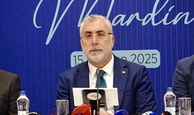 Çalışma ve Sosyal Güvenlik Bakanı Işıkhan, Mardin'de medya temsilcileriyle buluştu