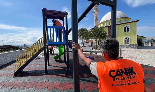 Canik'e yeni parklar