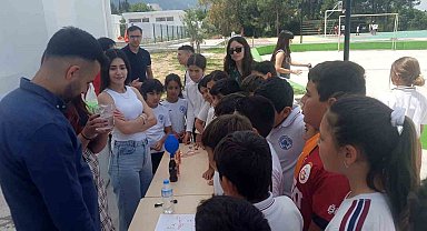 Çatalköy'de üniversitelilerden ilham veren eğitim desteği