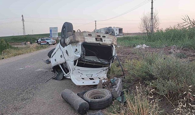 Diyarbakır'da otomobil devrildi: 1 ölü, 4 yaralı