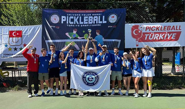 Ege Üniversitesi Pickleball Takımı Türkiye şampiyonu oldu