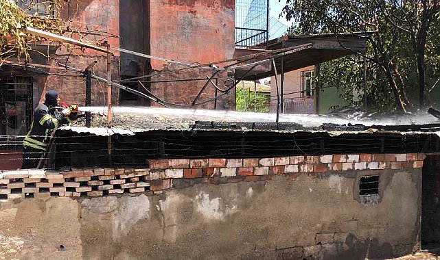 Elazığ'da odunluk yangını: 1 yaralı