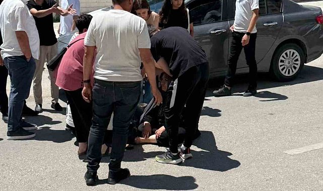 Elazığ'da otomobilin çarptığı yaya yaralandı