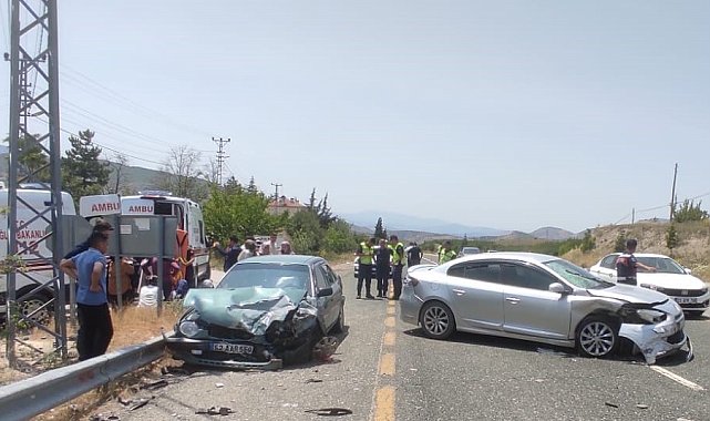 Elazığ'da trafik kazası: 5 yaralı
