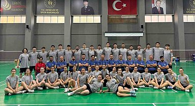 Erzincanlı badmintoncular uluslararası maçlara katılmak için kampa girdi