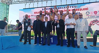 Gaziantep'te altın kemer Feyzullah Aktürk'ün