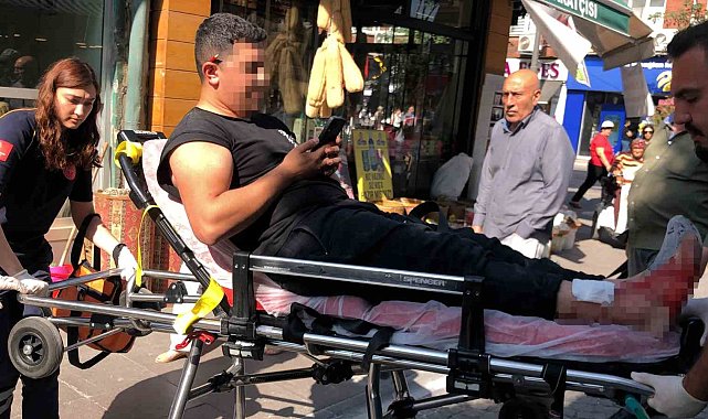 Hastaneye kaldırılırken bile telefonu elinden bırakmadı