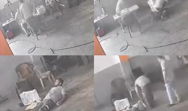 Kadın kılığına giren katilin işlediği cinayet kamerada