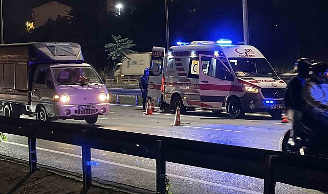 Kağıthane'de yola atlayan yaya feci şekilde can verdi