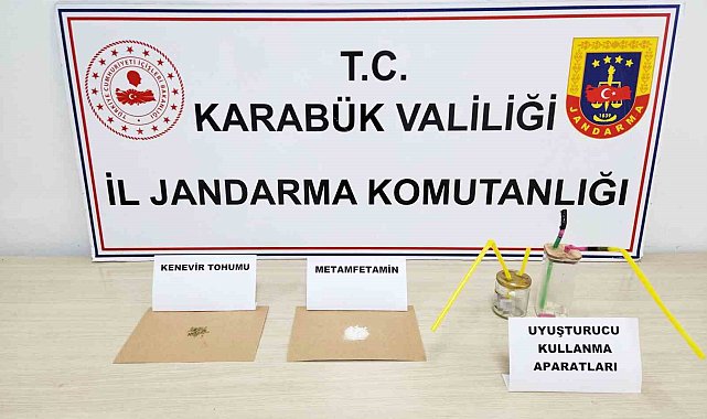Karabük'te uyuşturucu operasyonu