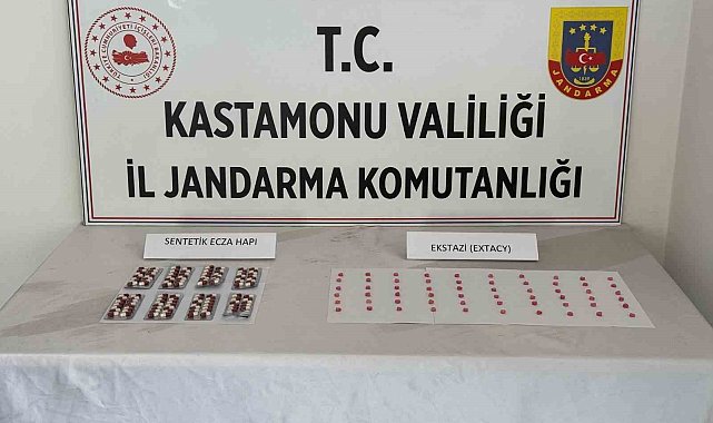 Kastamonu'da uyuşturucuyla yakalanan 2 kişi gözaltına alındı