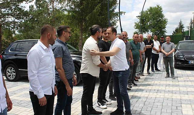Kaymakam Tok'u ilçe protokolü ve mesai uğurladı