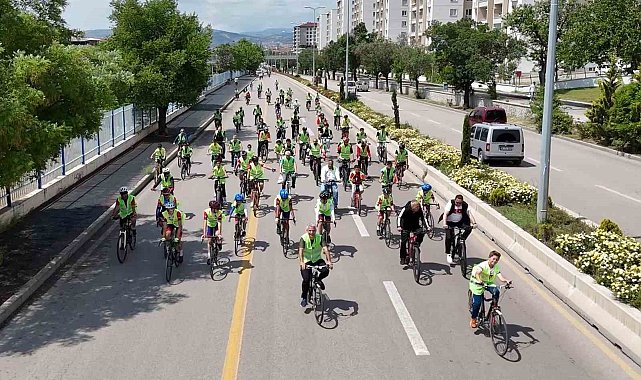 Kırıkkale'de sağlıklı yaşam için pedal çevirdiler