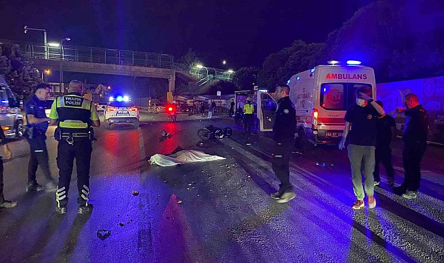 Kocaeli'de feci kaza: Tır, motosiklet sürücüsünü ezdi