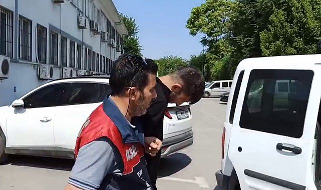 Kucakladığı televizyonu böyle çaldı, operasyonla yakalandı