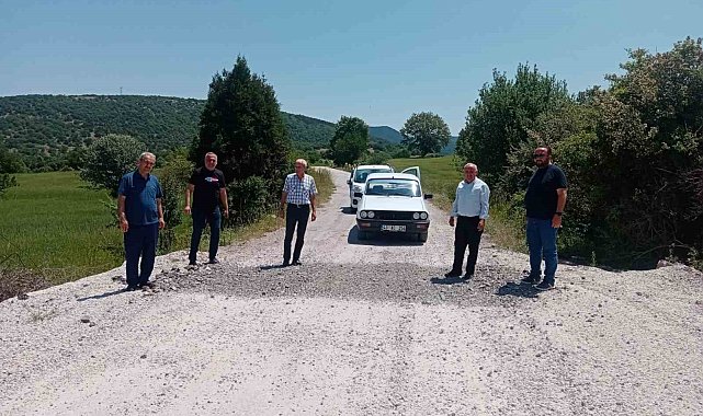 Kütahya'da Yumaklı-Kozluca yolu için İl Genel Meclisi üyelerinden inceleme