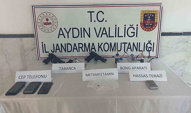 Kuyucak'taki eve uyuşturucu baskını