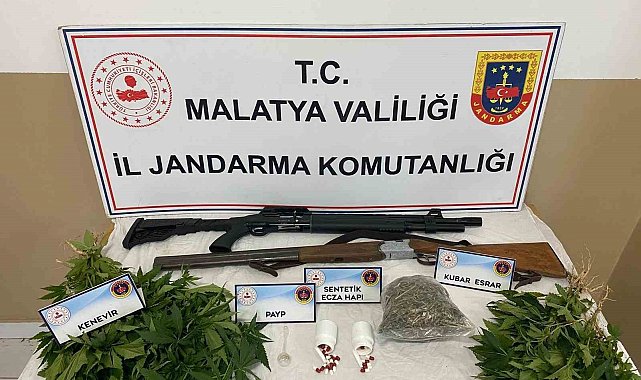 Malatya'da jandarmadan uyuşturucu operasyonu: 6 gözaltı