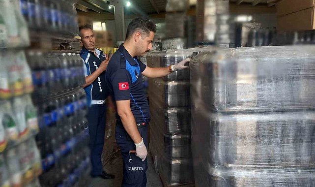 Mardin Büyükşehir Belediyesi zabıta ekipleri tarihi geçmiş ürünlere el koydu