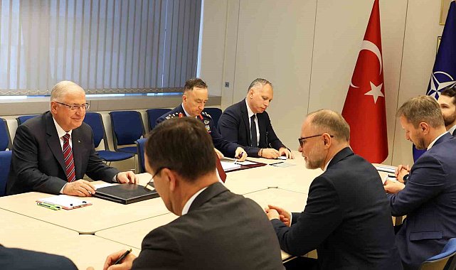 Milli Savunma Bakanı Güler, Letonyalı mevkidaşı Spruds ile görüştü