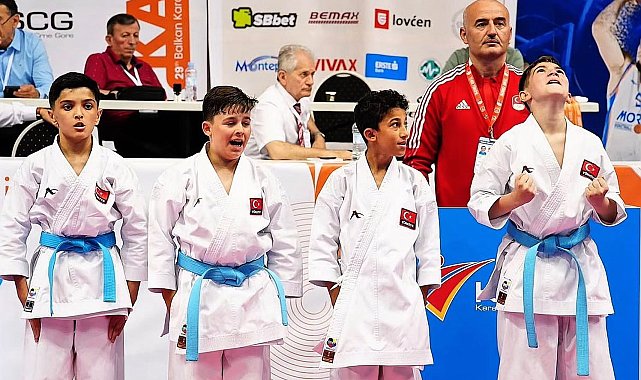 Milli takım, Balkan Çocuklar Karate Şampiyonası'nda 55 madalya kazandı