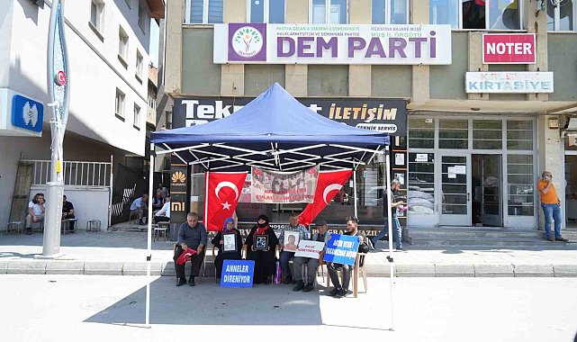 Muş'ta evlat nöbeti sürüyor: Aileler barış sürecinden umutlu